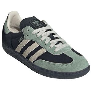 adidas Originals Samba OG W Black Silver Green Women Casual Size 7 JI2680